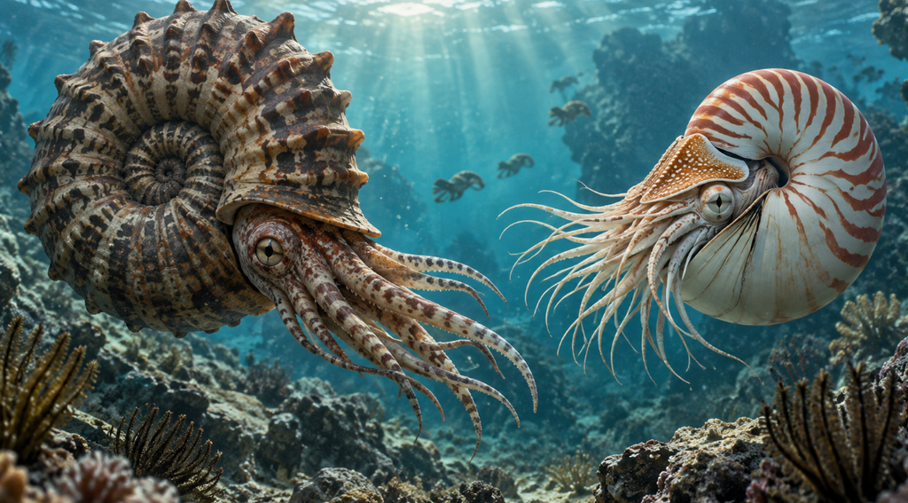 암모나이트와 앵무조개 차이 쉽게 정리 1 ammonite vs nautilus