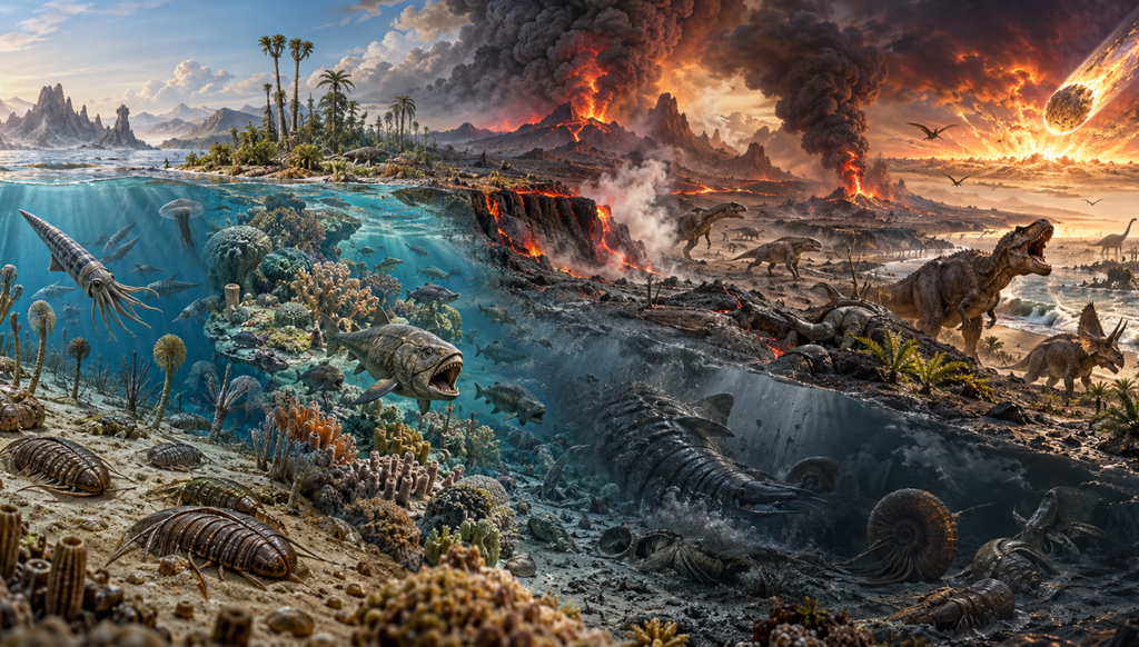 지구 5대 대멸종 한눈에 정리, 생물은 왜 반복해서 사라졌을까? 1 five mass extinctions