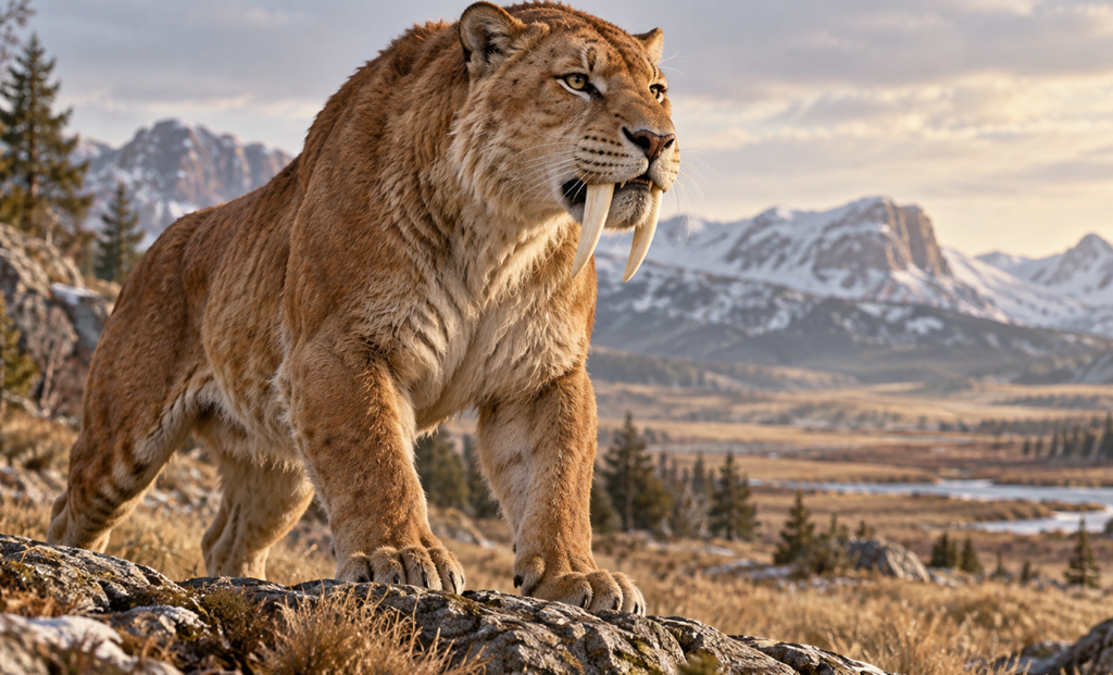 스밀로돈 송곳니는 왜 그렇게 길었을까? 검치호의 사냥 방식 1 smilodon long canines
